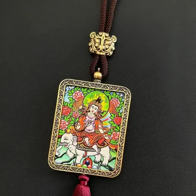 Samantabhadra Fulfillment Thangka Pendant