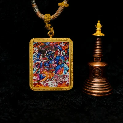 Six-Armed Mahakala All-Powerful Thangka