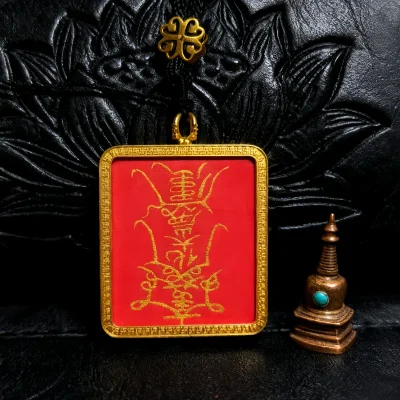 Taoist Talisman Culture Protection Thangka