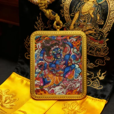 Six-Armed Mahakala All-Powerful Thangka
